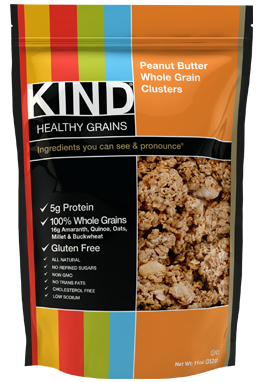 Gluten-free granola, peanut butter