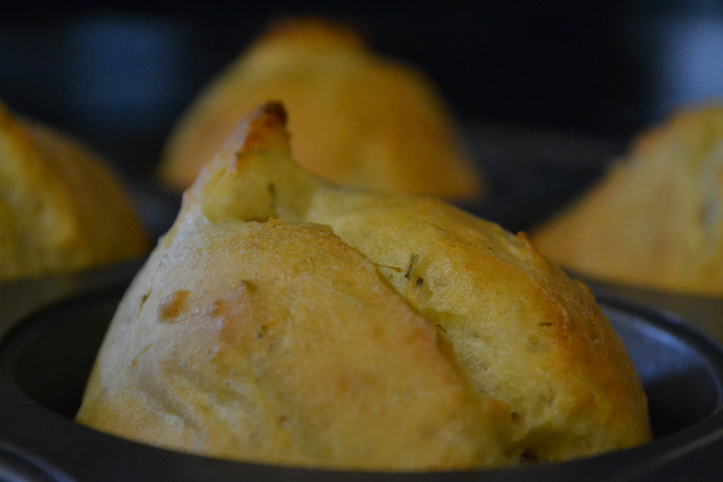 Herby Popover Dinner Rolls