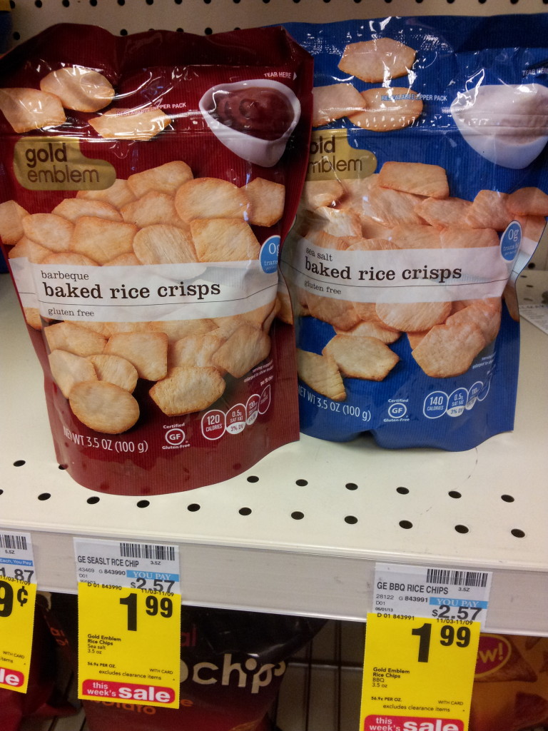 GF Rice Crisps at CVS